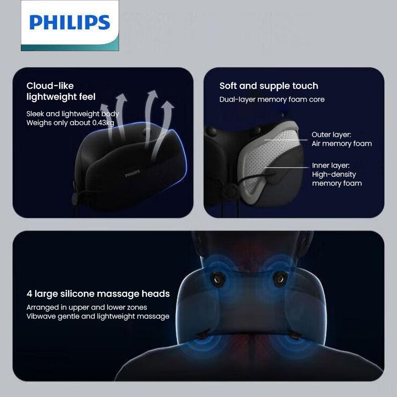 Philips Neck Massager PPM3106N Individuals with implanted medical electronic devices such as pacemakers