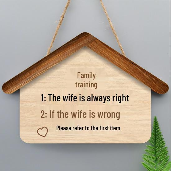 Creative Welcome Home Hanging Sign for Entryway