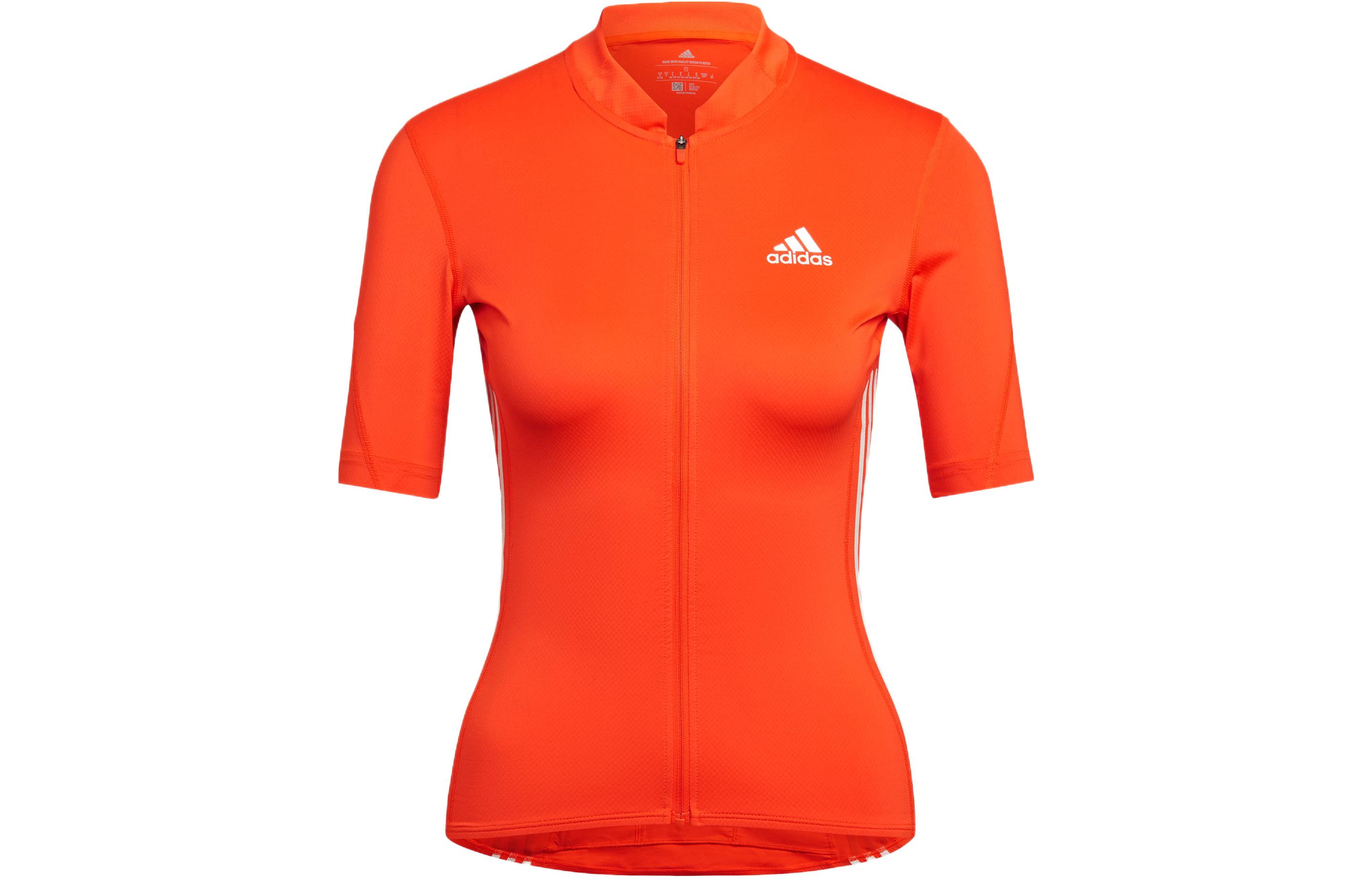 Adidas T Shirts Women s Orange Crew Neck Moderate Other HM6421 L