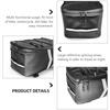 HANABASS Motorcycle Seat Touring Drum Large Capacity Easy Includes Reflective Belt for Nighttime Outdoor and Bicycles Bag, Bag, Bag, 9L, Waterproof,