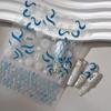 YITU Ant Graph Jelly Snake Snowflake Plaid Luxury Nail Stickers with Adhesive (YT4755)