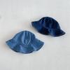 Baby Summer Rompers 3-24M Loose Boys Clothes Thin Toddler One Piece Solid Color Girls Denim Overalls + Hat