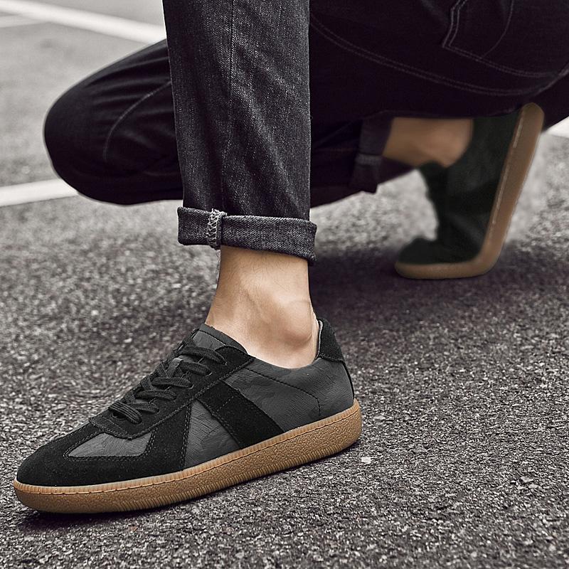 Yeni Nubuk Deri Babetler Uygun Günlük Ayakkabılar Rahat Yumuşak Taban Oxford Ayakkabılar Yüksek Kaliteli Hakiki Deri Dış Mekan Spor Ayakkabıları