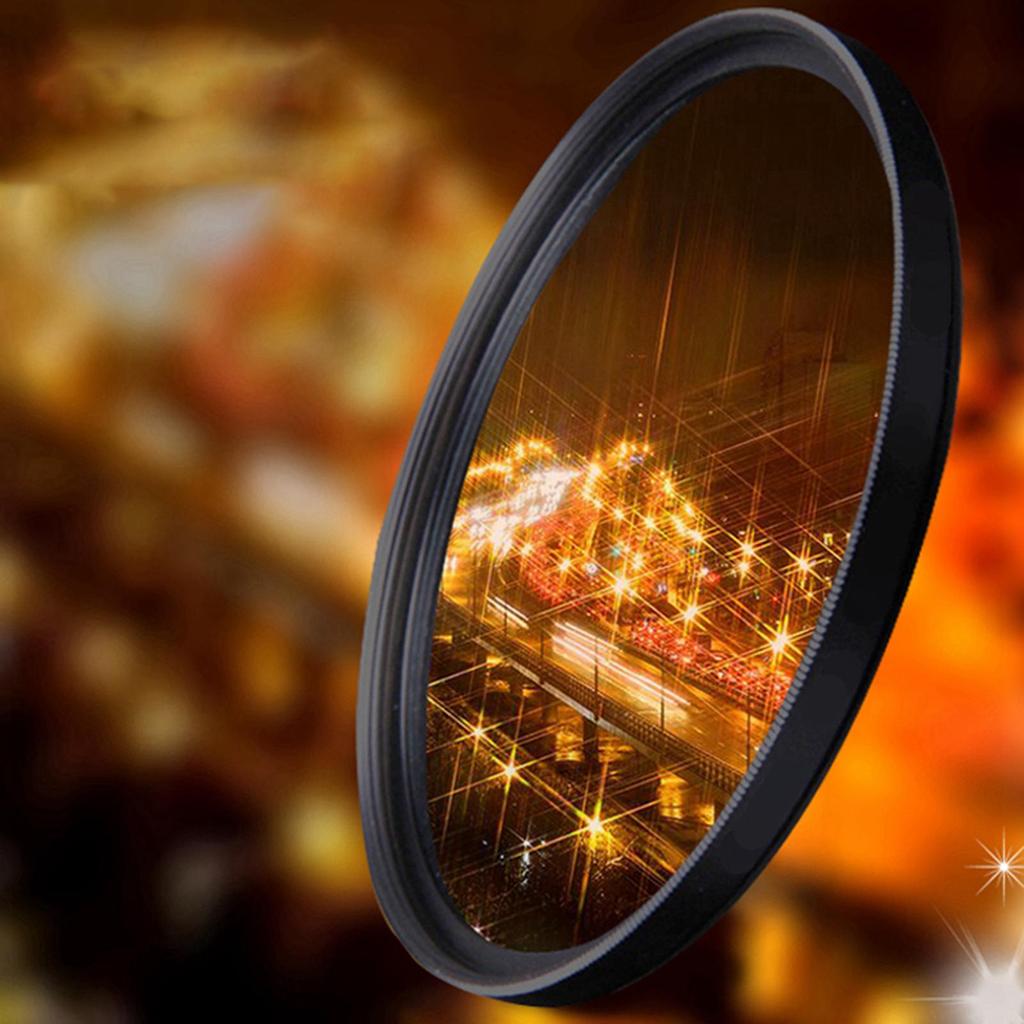 Camera Lens Star Filter 4/6/8 Line Starlight Night Photography for Canon for Nikon for Sony for Pentax for Panasonic for Olympus