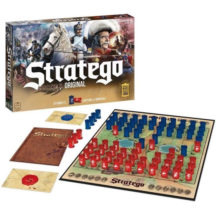 Stratego Original - Brädspel - DUJARDIN - Gå till offensiv och skydda din flagga i detta klassiska strategispel!