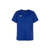 Kids Logo Print Sports Football Short Sleeve T-Shirt Kids Tops Royal-Blue 21600509-400