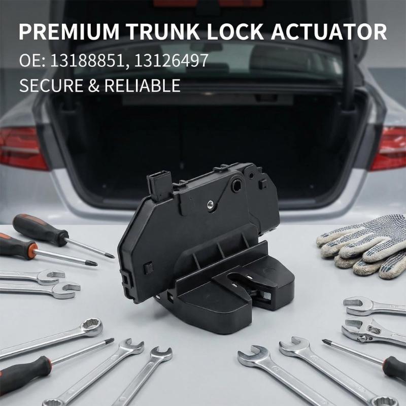 Efficient Boot Lock Actuator 13188851 13126497 Efficient Performances Trunk Lid Latches for Vehicle Tailgate Operation