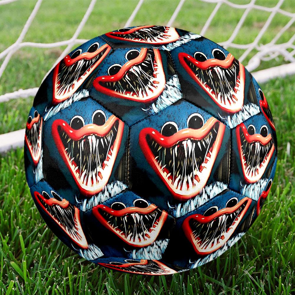 Huggy Wuggy Print Size 5 Soccer Ball, Standard Match Football for Sports Game and Team Practice, Ideal Gift for Soccer Fans