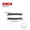 Carbon Fiber Car Accessories Front Windshield Modified Exterior Trim Cover Soft Sticker For Mini Cooper F60 Countryman 2017-