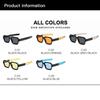  Ins Popular Fashion Square Polarized Sunglasses Women Retro Punk Shades UV400 Men Trending Sun Glasses