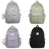 Backpack For Students Unisex Nylon Breathable Animal Pattern School Travel Bag