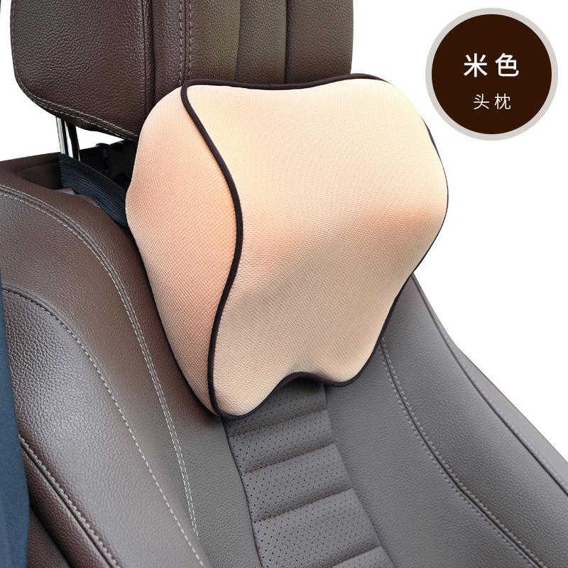 Car Neck Headrest Pillow Car Accessories Cushion Auto Seat Head Support Neck Protector Automobiles Seat Neck Rest Memory Cotton