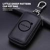 Car Key Fob Holder PU Leather Auto Key Bag with Keychain For Volvo XC90 V90 V60 S60 S90 XC60 V40 S80 C40 XC40 V70 XC70
