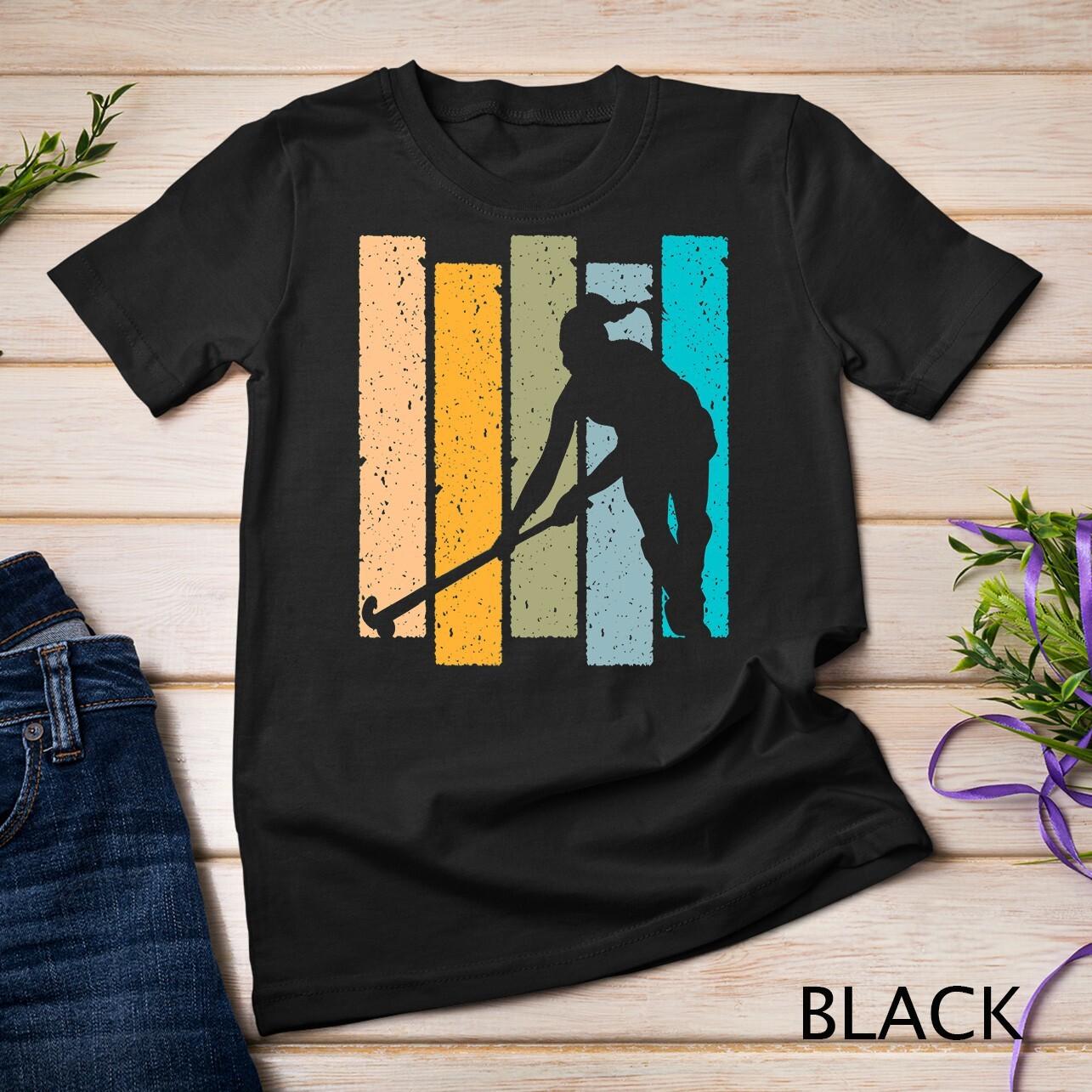 Field Hockey retro vintage design for field hockey players Unisex T-Shirt Mens Womens Tees Top 2XL