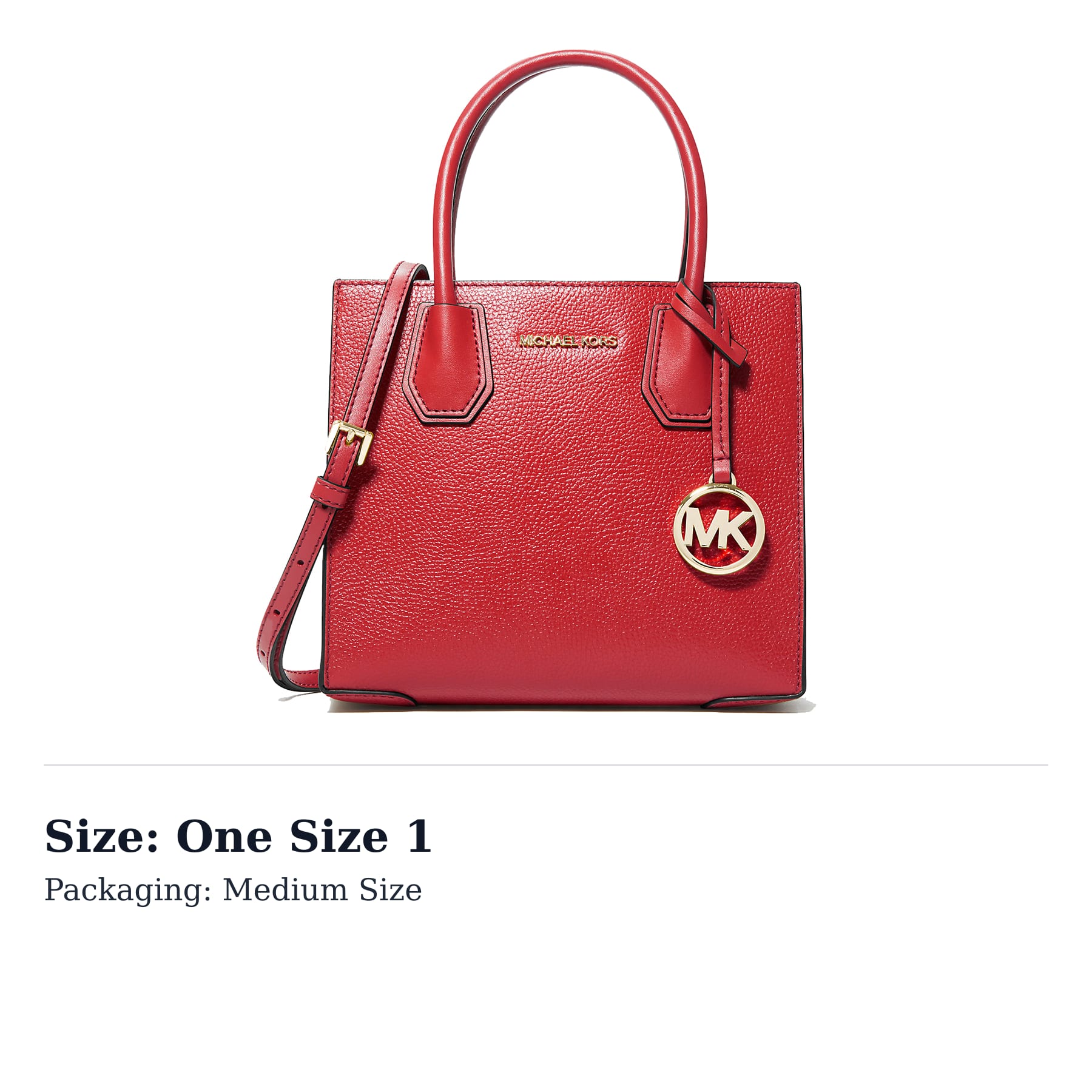 MICHAEL KORS Mercer Litchi Grain Leather