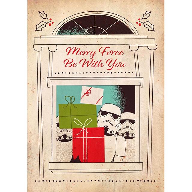 Disney Star Wars Cartoon Christmas Prints Poster Canvas Painting Modern Wall Art Picture For Living Room Bedroom Home Decoration