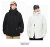 Casual Outdoor Hooded Windbreaker for Couples: Stylish, Three-Proof, Teen Mountaineering Jacket