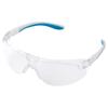 Midori Anzen Vision Verde Safety Glasses, Double-Sided Anti-Fog Coating, Blue MP-822