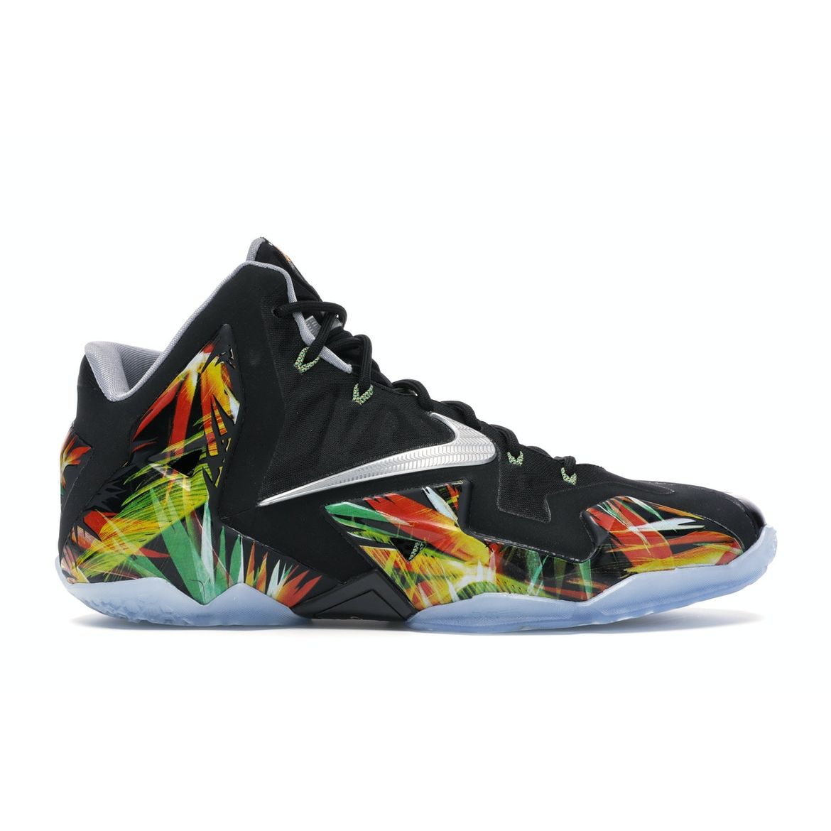 

Мужские кроссовки Nike LeBron 11 Everglades Black Metallic-Silver-Wolf-Grey-Atomic-Mint 616175-006