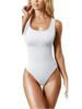 Body Canotta da Donna con Scollo a U Senza Maniche - Stile Europeo e Americano