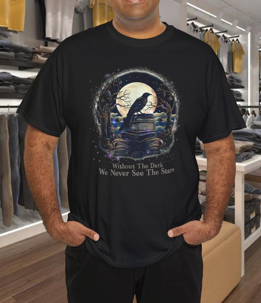 

Без тьмы мы никогда не видим звезд Ретро футболка учителя 2XL