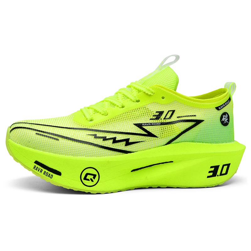 Men Women Carbon Plate Running Shoes Lightweight Breathable 3.0 Mix Racing Marathon Rebound Shock-Absorbing Training Sneakers