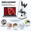 Compound Trinocular Microscope 40X-5000X Two-Layer Mechanical Stage