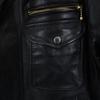 AVIREX Sheepskin leather jacket M Black series Sheepskin Men's Used