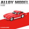 1:32 Scale C8 ZR1X C2 Model Toy Car Metal Diecast Doors Opened Supercar Rear Wheel Pull Back Models Toys Exquisite Gifts