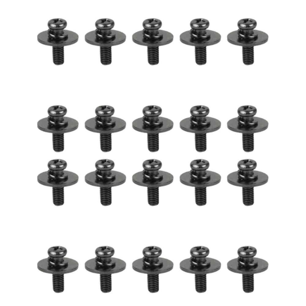20PCS Metal Material Drum Kit Claw Hook Black Snare Drum Screw  Drum Set Maintenance