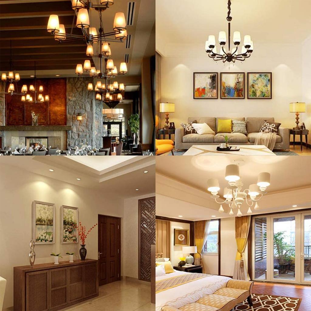 LED light bulb, E26 base, 6.9W (equivalent to 60W incandescent bulb), daylight white (5000K), 830lm, high brightness (Ra93), wide beam angle, high