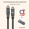 Sayrelances Rotating Buckle Lanyard Fast Charging Data Cable