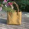 Nature Rural Style Hand Woven Handbag Newest Features Pure Hand Woven Handbag Women Beach Bag Fashion Straw Woven Bag Knitting Bags