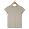 Rick Owens Cropped Level T-shirt RP01C5235-JA tops 38 beigeUsed