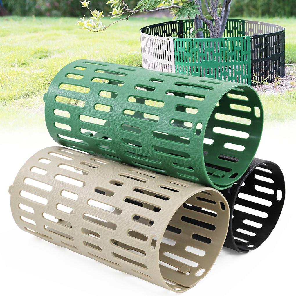 6PCS Tree Trunk Protector Bark Plant Protectors with Twist Ties Anti Chewing Tree Wraps Adjustable for Various Size Trees Plant