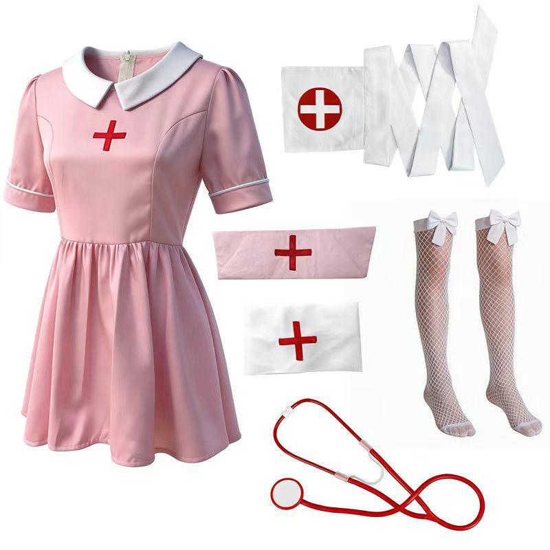 Sweet Kawaii Nurse Costume Set Women