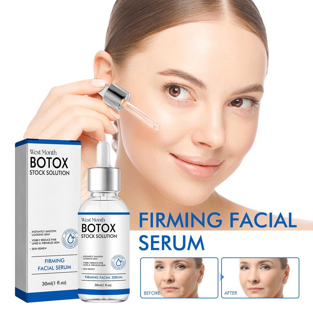 BOTAX Enhanced Facial Serum 1pc - Day And Night Hydrating Skincare Rich in Aloe Peptides Collagen And Retinol for Tighten