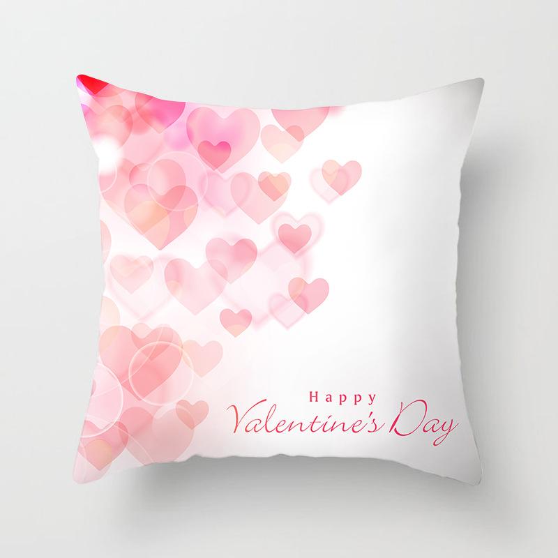 New Valentine's Day Pillowcase, Holiday Gift Home Decoration Pillow Cushion Cover, Love Pillow