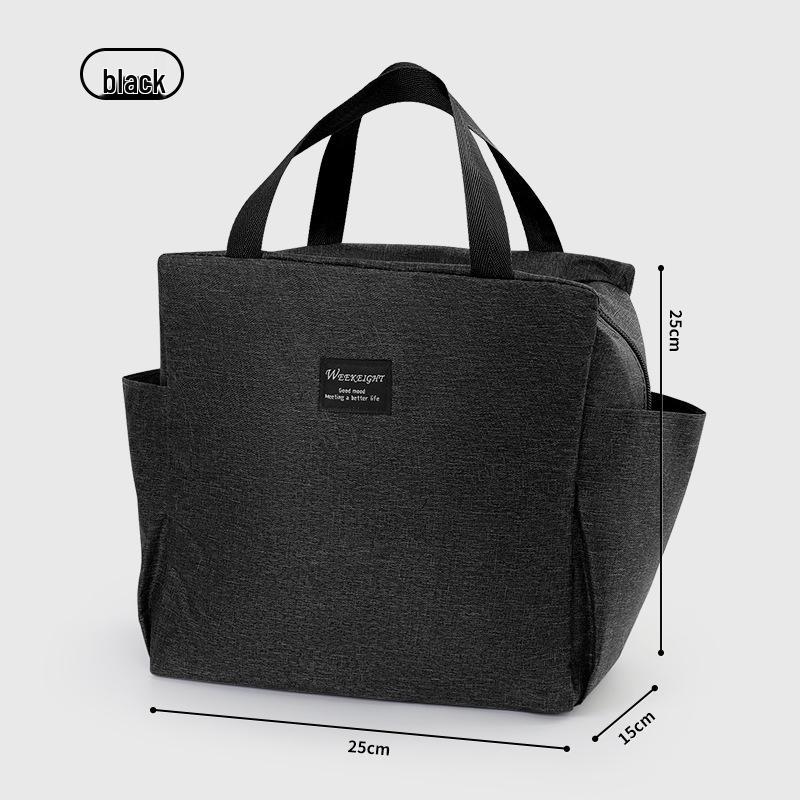 Waterproof Bear Insulated Lunch Tote for Kids - Thickened Oxford Cloth Bento Bag