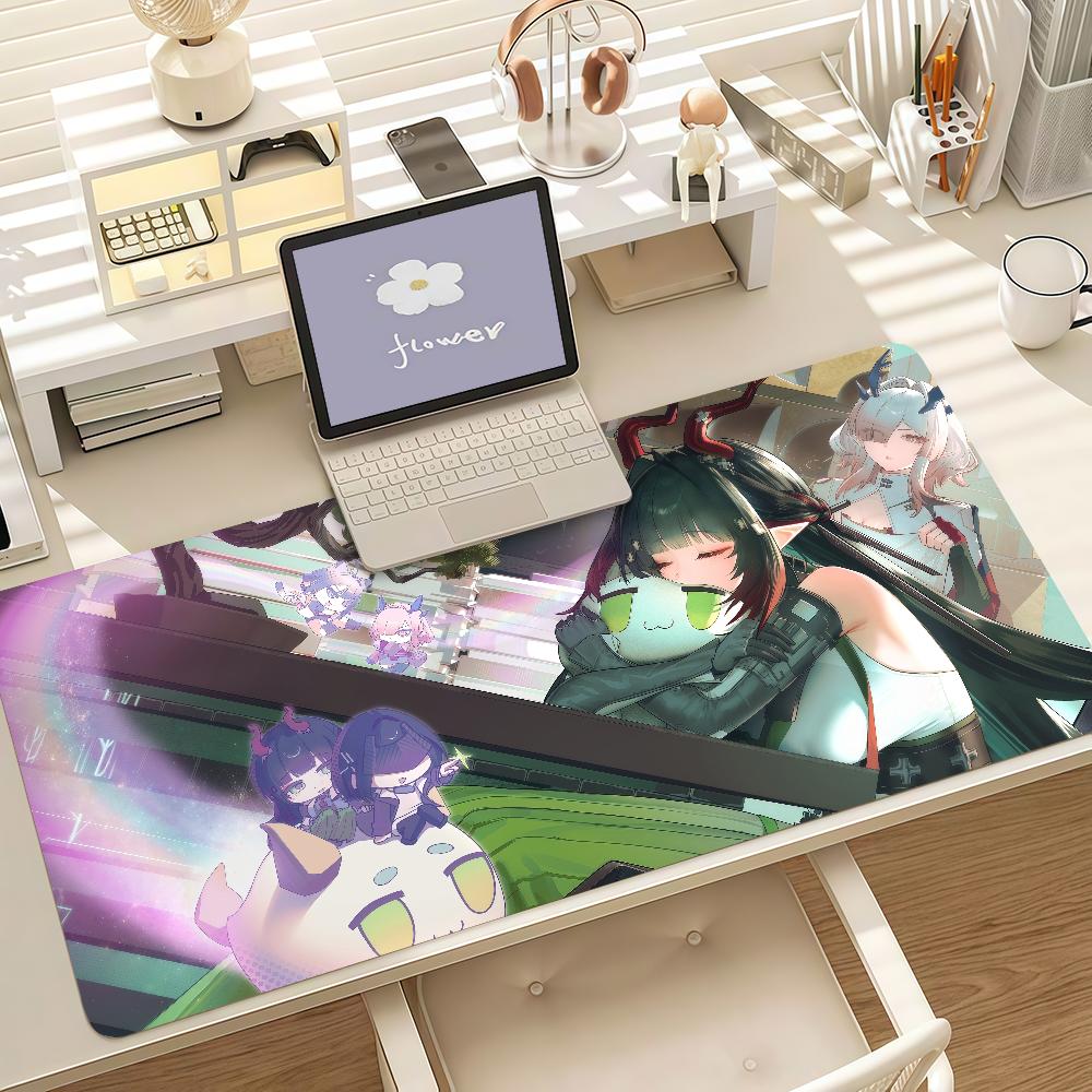 Game Arknights Endfield Zhuang Fangyi Mouse Pad Anti Slip Rubber Edge Locked Thickened Laptop Gaming Desk Mat