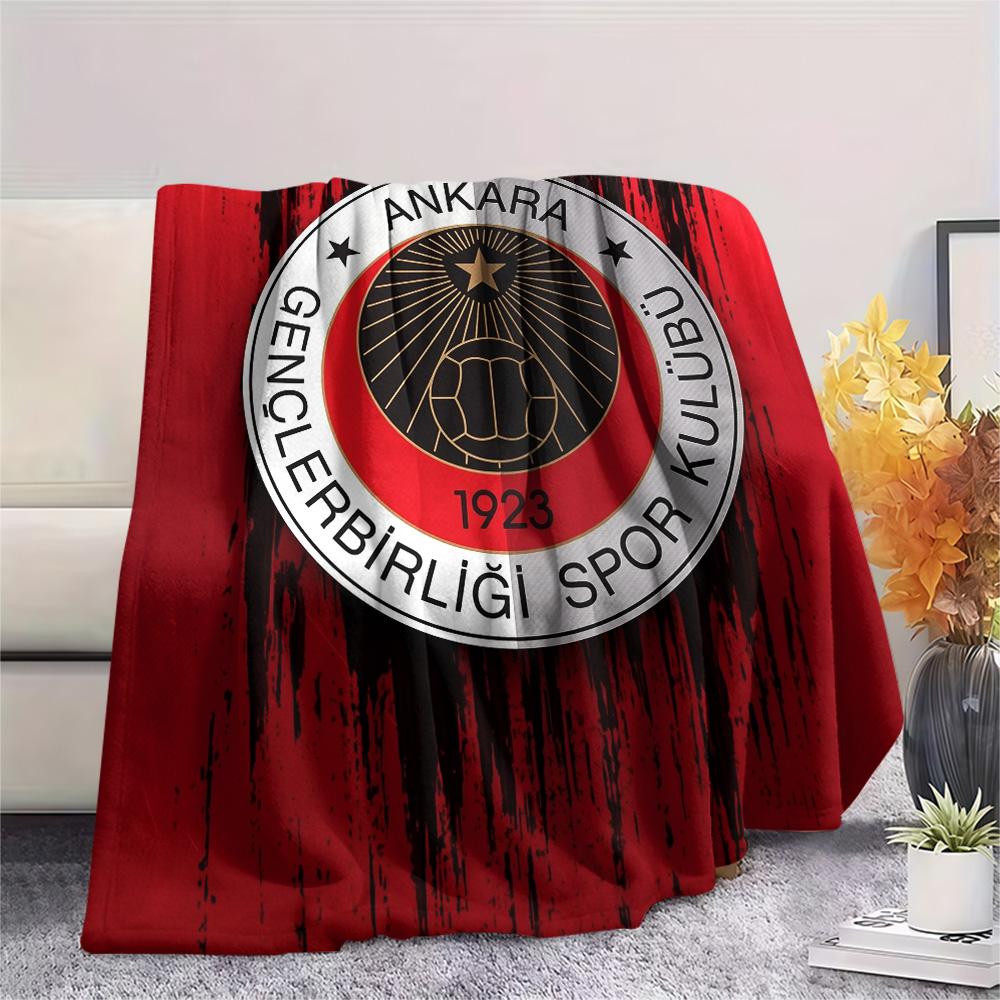Gençlerbirliği S.K.  Print Flannel Blanket, High quality Comfortable for All Seasons, Home Decor, Warmth and Comfort