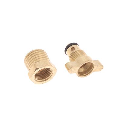 Lot de 3 vis de vidange de compresseur d'air en laiton 1/4" (1/4"), kit de remplacement pour soupape de vidange de compresseur d'air, convient aux compresseurs à vis.
