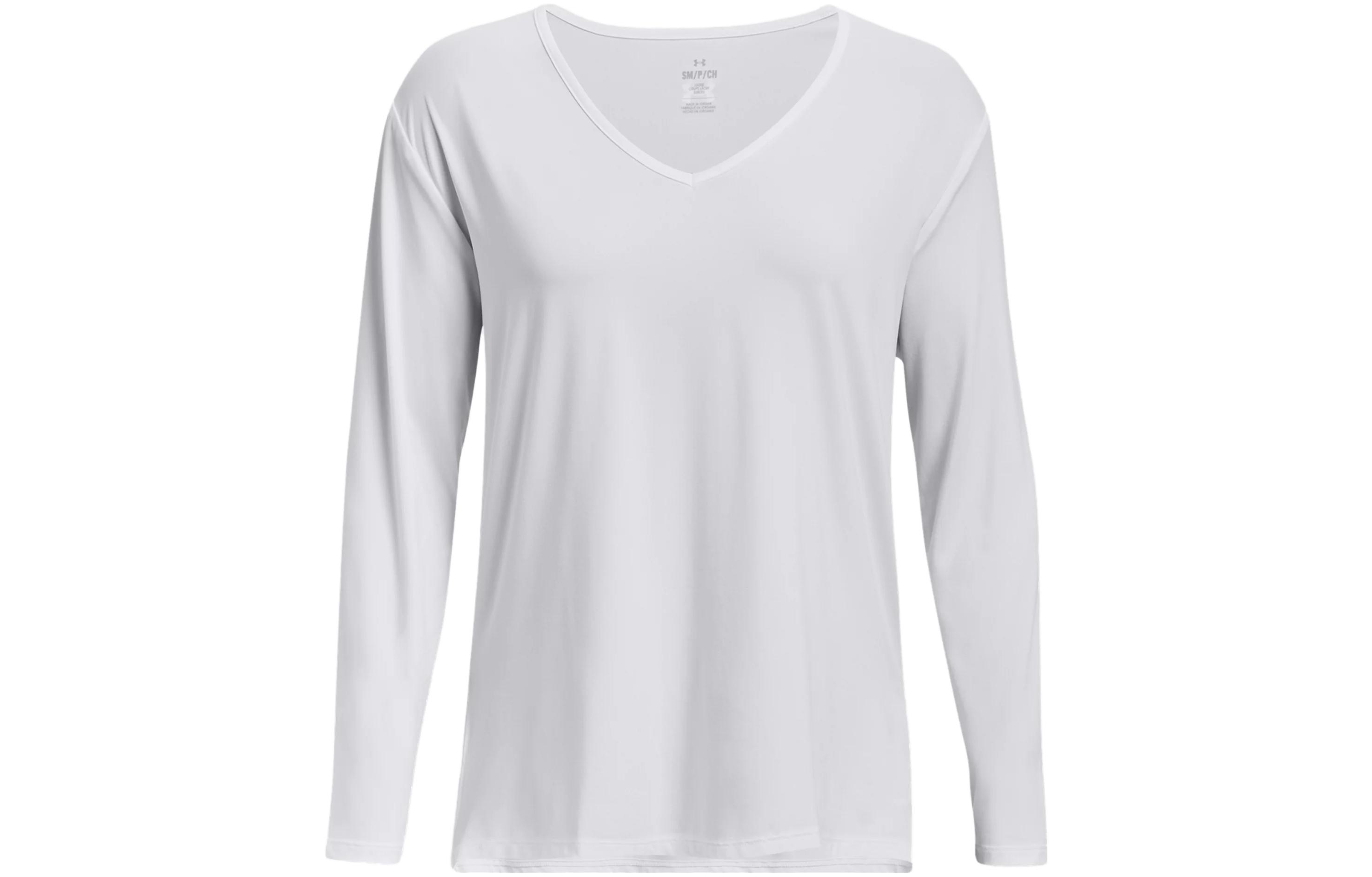 Under Armour Sweatshirts Women s White V Neck Moderate Other 1379158-100 L