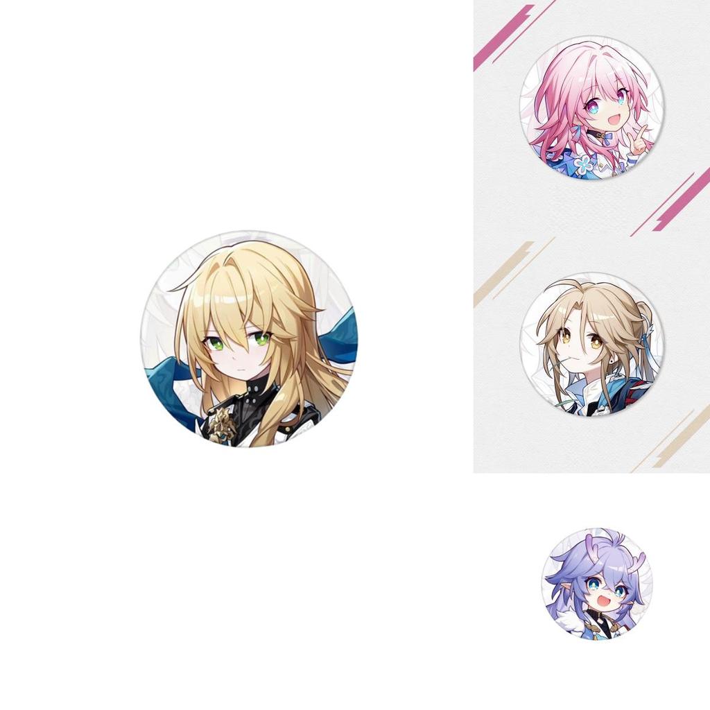 Honkai Star Rail Badge Collection Bailu, Bronya, March7th, Yanqing And More!