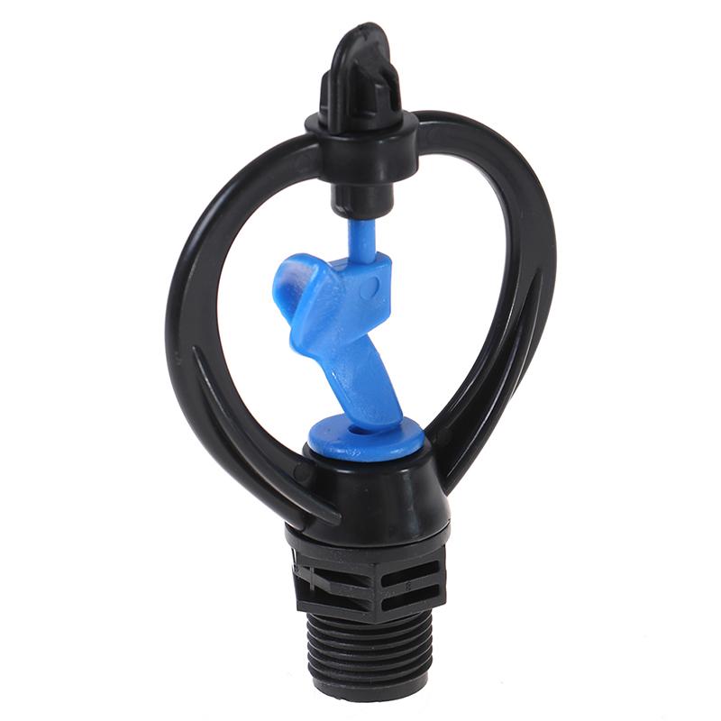 4-Point Impeller Butterfly Shaped Nozzle, Blue Turbine 360 Degree Automatic Rotation, Agricultural And Garden Irrigation Atomizing Sprinkler