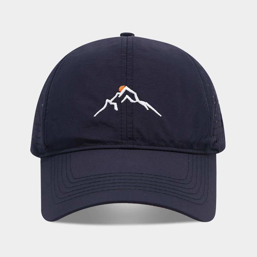 Simple and fashionable mesh breathable quick-drying baseball cap men's and women's casual light cap outdoor sports visor tide