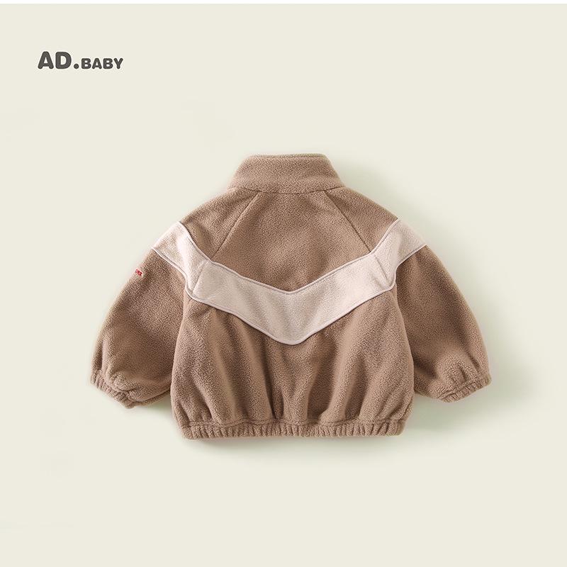 2025 Dziewczęca dwustronna kurtka z polaru bawełnianego w stylu koreańskim - Casualowy płaszcz zimowy