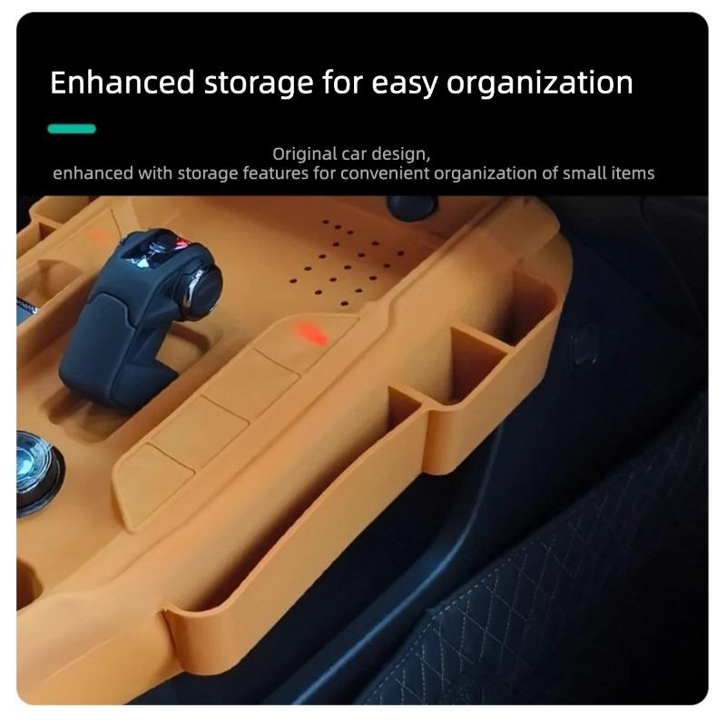 For GWM HAVAL H7 2024-2026 Central Control Storage Box Silicone Protection Pad Wireless Charging Mat Modification Accessories