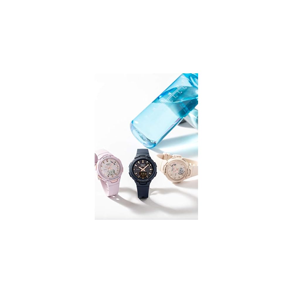 Casio Baby-G Sports Watch BSA-B100-4A1JF Bluetooth Step Counter Beige Women's