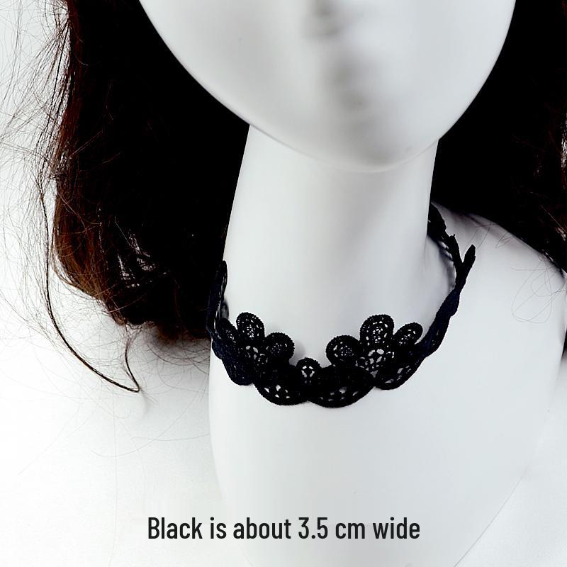 Handmade Black Lace Trim for DIY Jewelry & Clothing, Doll Clothes, Shoe Decoration, Fabric Flowers